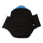 Kurtka Zimowa dla Średnich Psów L z Polarowym Ociepleniem i Kieszenią, Czarno-Niebieska, Wodoodporna - obrazek 3