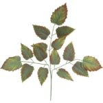 LIŚĆ GAŁĄZKA POTRÓJNA CIENIOWANA OMSZAŁA 72 CM