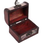 Mały kuferek w kolorze brązowym - obrazek 2