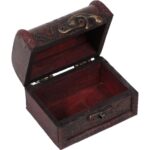 Mała szkatułka w kolorze brązowym - obrazek 2