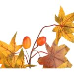 Gałązka jesienna z żołędziami 68 cm pomaranczowa - obrazek 2