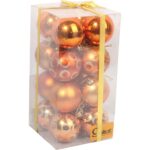 KPL.16 BOMBEK PLASTIKOWYCH POMARAŃCZOWYCH 6 CM - obrazek 2