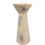 Świecznik Ceramiczny o Efekcie Starości 20x9 cm