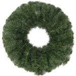 Wianek z Choinki Naturalnej Średnica 45 cm - Zielony, Modelowany