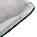 Gobelinowa Poszewka na Poduszkę w Świąteczne Jelonki - Niebiesko-Kremowa 38x38 cm - obrazek 3