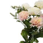 BUKIET 7 JESIENNYCH GOŹDZIKÓW W ODCIENIACH ŁOSOSIOWO-BIAŁYM - obrazek 2