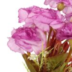 Bukiet 7 goździków w jesiennym jasno fioletowym kolorze - obrazek 2