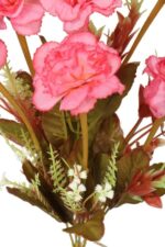 Bukiet 7 goździków w jesiennym kolorze łososiowym - obrazek 2