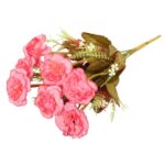 Bukiet 7 goździków w jesiennym kolorze łososiowym - obrazek 3