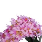 Sztuczny Bukiet Bzu Wysokiej Jakości, Kolor Jasno Różowy, Wysokość 54cm - obrazek 2