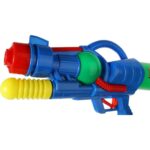 Niebieski Pistolet na Wodę 45 cm z Odwrotnym Mocowaniem Pojemnika i Systemem Tworzenia Ciśnienia - obrazek 2