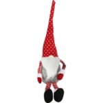 Pluszowy Siedzący Skrzat ze Zwisającymi Nogami 50 cm - Kolor Szary - obrazek 2