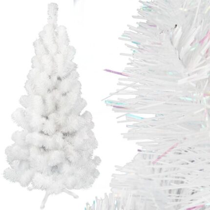 Choinka Biała Holo 120 cm – Sztuczna, Gęsta