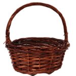 Koszyk wielkanocny naturalny do święconki fi23cm WYS 24CM