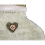 Ozdoba bożonarodzeniowa zawieszka BUCIK z materiału 14 cm ZIELONY - obrazek 2