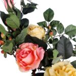 ELEGANCKA DEKORACJA NA DRZWI Z RÓŻAMI ROGAL 70 CM - obrazek 2