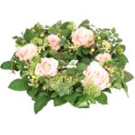 Kremowy Wianek Różany Romantyczna Kompozycja - obrazek 2