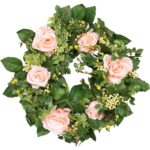 Kremowy Wianek Różany Romantyczna Kompozycja