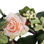 Romantyczny Wianek z Różami o Średnicy 20 cm - obrazek 2