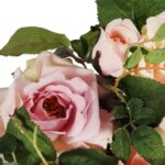 Romantyczny Wianek z Różami FIOLETOWY o Średnicy 20 cm - obrazek 2