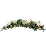 ELEGANCKA DEKORACJA NA DRZWI Z RÓŻAMI ROGAL 60 CM - obrazek 3