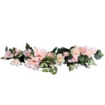 ELEGANCKA DEKORACJA NA DRZWI Z RÓŻAMI ROGAL 60 CM