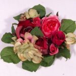 Różowy Stroik Dekoracyjny z Różami