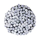 Lampki choinkowe 288 led typu gąsienica w kolorze białym 2 m