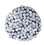 Lampki choinkowe 288 led typu gąsienica w kolorze białym 2 m