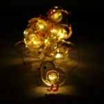 KURCZACZKI GIRLANDA ŚWIETLNA LAMPKI 10LED WIELKANOC ŻÓŁTE - obrazek 3