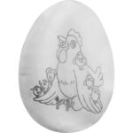 Zestaw Kreatywny do Malowania Pisanek Wielkanocnych - 8 sztuk z Pastelowymi Farbami i Pędzelkiem - obrazek 2