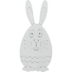 ZAJĄCZKI wielkanocne zestaw do malowania 6 sztuk - obrazek 3