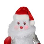 Choinka Mikołajkowa z LED Tańcząca w Rytmie Muzyki, Biała, 25 cm - obrazek 3