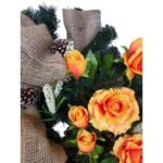 Wieniec dekorowany z jutą - obrazek 3