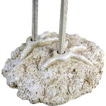 Figurka dekoracyjna Czapla z polirezyny w kolorze kremowym 80x60 cm - obrazek 2