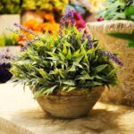 Lawenda w Postarzanej Glinianej Donicy 35 cm - Dekoracja w Stylu Prowansji - obrazek 3