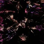 CHOINKA ŚWIATŁOWODOWA 100 CM Z GWIAZDKAMI - obrazek 3