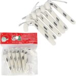 ŚWIĄTECZNE ZAWIESZKI NA CHOINKĘ LASKI CUKROWE 6 SZT