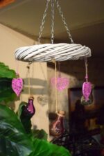 Turkusowe Szklane Butelki Dekoracyjne / Mini-Wazoniki, 3 sztuki - obrazek 2