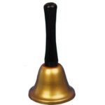 DZWONEK ŚW. MIKOŁAJA METALOWY KOLOR ZŁOTY KOSTIUM MIKOŁAJA I