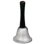 DZWONEK ŚW. MIKOŁAJA METALOWY KOLOR SREBRNY KOSTIUM MIKOŁAJA