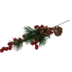 Gałązka Jarzębiny z Szyszką, Wysokość 65cm