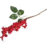 GAŁĄZKA z JARZĘBINĄ 42 CM czerwona - obrazek 3