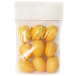 Jajka plastikowe zawieszki zestaw 9 sztuk 5cm żółte - obrazek 2