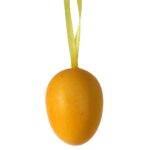 Jajka plastikowe zawieszki zestaw 9 sztuk 5cm żółte - obrazek 3