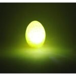 Dekoracyjne Świecące Jajko LED Wielkanocne Żółte z Ciepłym Białym Światłem - obrazek 2