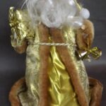 Mikołaj w Złotej Szacie Dekoracja Świąteczna 30X20CM