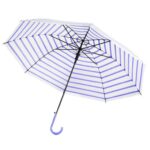 PARASOL PARASOLKA DLA DZIEWCZYNKI FIOLETOWE PASKI - obrazek 2