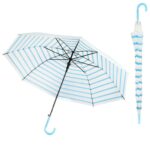 PARASOL PARASOLKA DLA DZIEWCZYNKI NIEBIESKIE PASKI