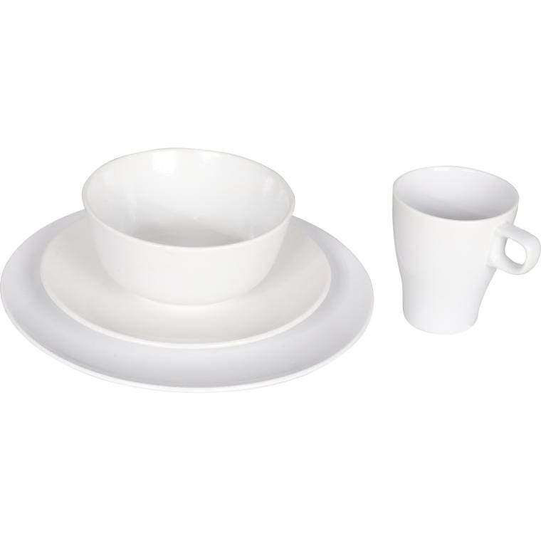 Y37-16T Komplet Porcelany Stołowej Białej z Możliwością Użytku w Zmywarce i Mikrofalówce - obrazek 1